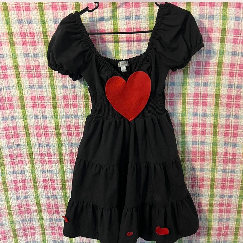 Valentines love letter outfit with accessories
